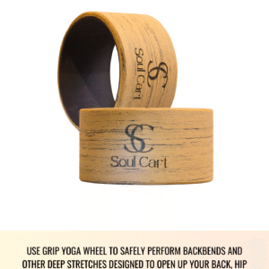 Soulcart WIDE Yoga Wheel Roller 13 x 6.25 inch [Cork Brown] (Cork Wheel, WIDE) - Image 5