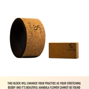 Soulcart Extra Large Cork Yoga Blocks | High-Density, Premium | Non-Slip, Odor-Resistant, Soft Surface for Balance, Support & Stability | Ideal for Yoga, Pilates & Exercise (Cork-Packof 1) - Image 4