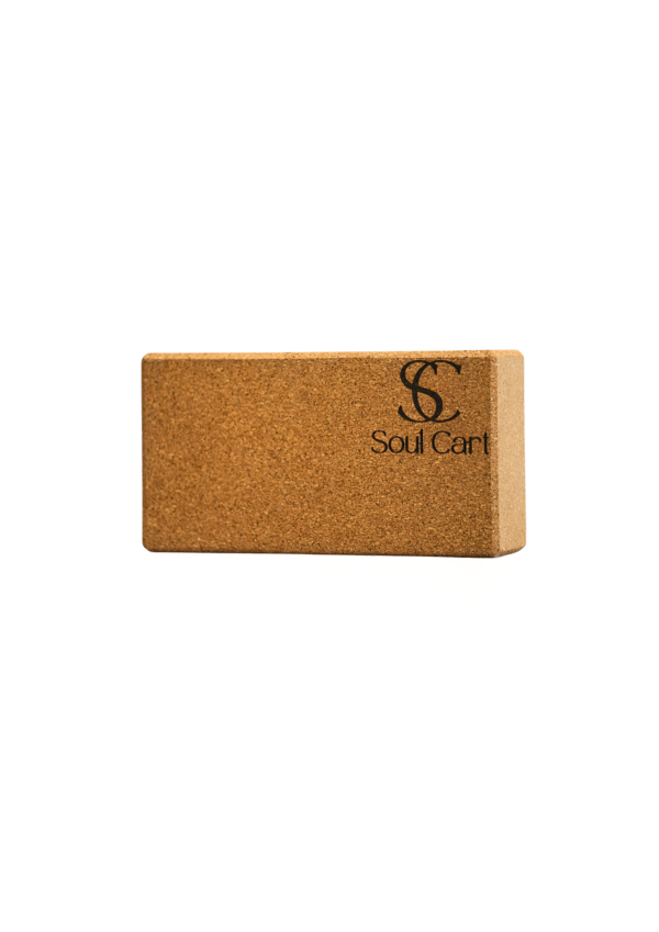 Soulcart Extra Large Cork Yoga Blocks | High-Density, Premium | Non-Slip, Odor-Resistant, Soft Surface for Balance, Support & Stability | Ideal for Yoga, Pilates & Exercise (Cork-Packof 1)