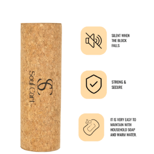 Soulcart Extra Large Cork Yoga Blocks | High-Density, Premium | Non-Slip, Odor-Resistant, Soft Surface for Balance, Support & Stability | Ideal for Yoga, Pilates & Exercise (Cork-Packof 1) - Image 6