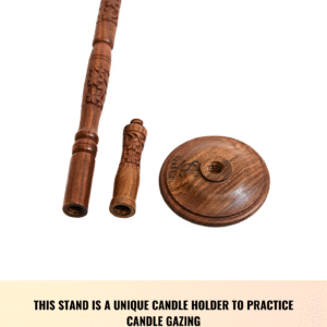 SoulCart Tratak Stand Wooden Meditation Candle Stand Suitable for Third Eye Trataka Yoga Meditation or as a Decorative - Image 4