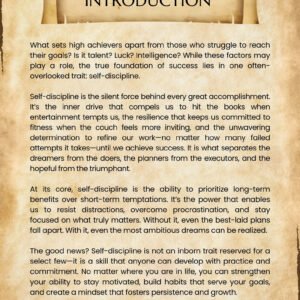 Mastering Self-Discipline Unlocking the Key to Success (E-BOOK) - Image 4